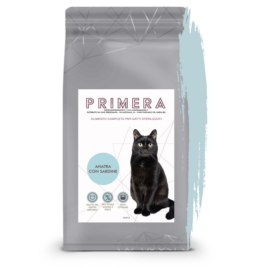 Gatto grain free sterilised anatra sardine
